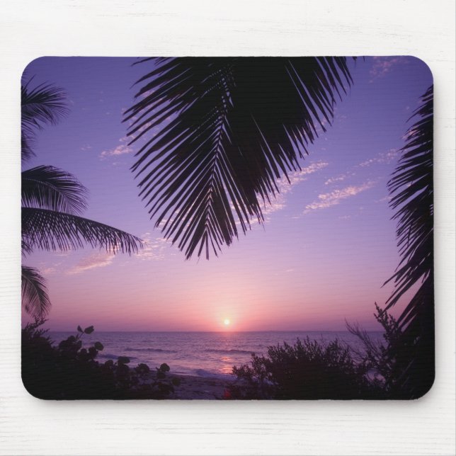 Mousepad Pôr do sol no West End, Cayman Brac, Ilhas Cayman, (Frente)