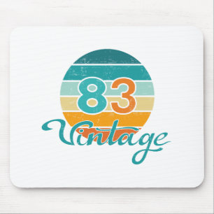 Mousepad Pôr do Sol Retro 83 Vintage Desgastado