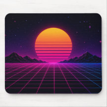 Pôr do Sol Retro Synthwave