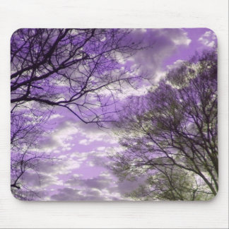 Mousepad Por do sol roxo