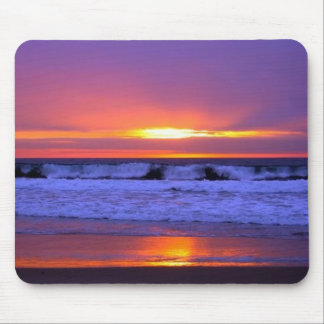 Mousepad Por do sol sobre a água