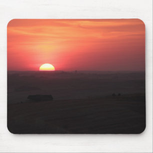 Mousepad Pôr do sol sobre a Palha
