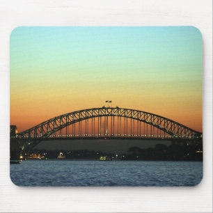 Mousepad Pôr do sol sobre a Sydney Harbor Bridge, Austrália