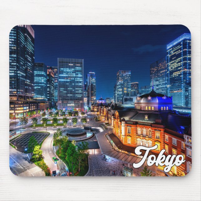 Mousepad Pôr do sol sobre Tóquio, Japão (Frente)
