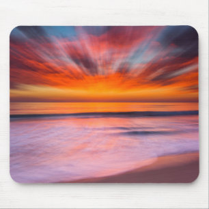 Mousepad Pôr do sol Tamarack Beach Carlsbad, CA