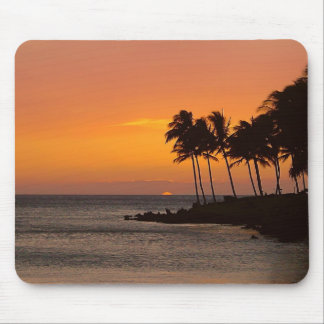 Mousepad Por do sol tropical