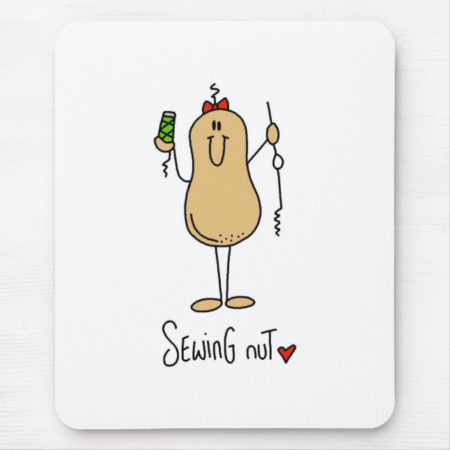 Mousepad Porca Sewing (Frente)