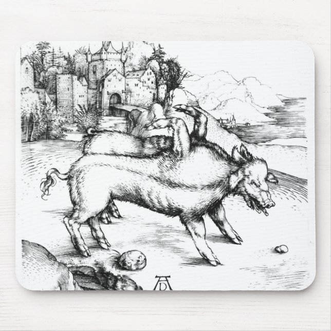 Mousepad Porco monstruoso (Frente)