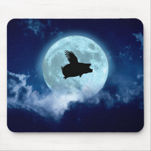 Mousepad Porco voador noturno