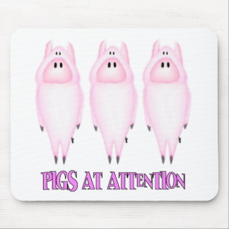 Mousepad Porcos à Atenção