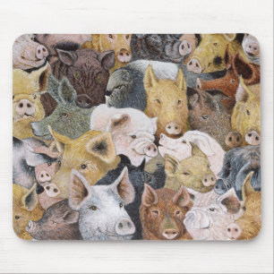 Mousepad Porcos abundante