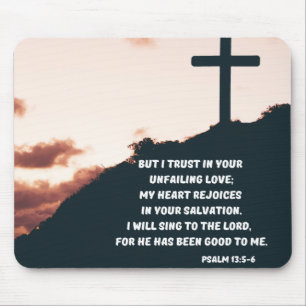 Mousepad Porque Ele Foi Bom Para Mim Psalm 13 Bíblia Verse
