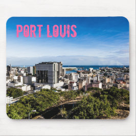 Mousepad Port Louis Skyline Capital da Maurícia