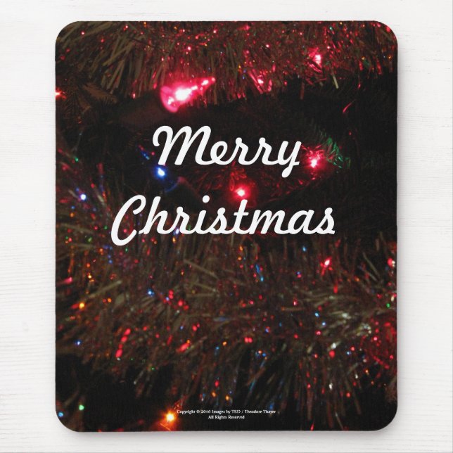Mousepad Porta-bocas de Natal (Frente)