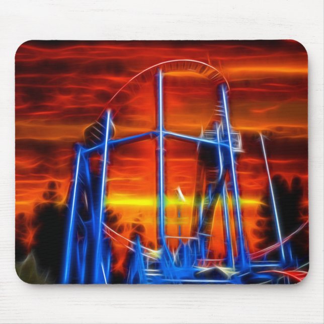 Mousepad Porta copos no por do sol (Frente)