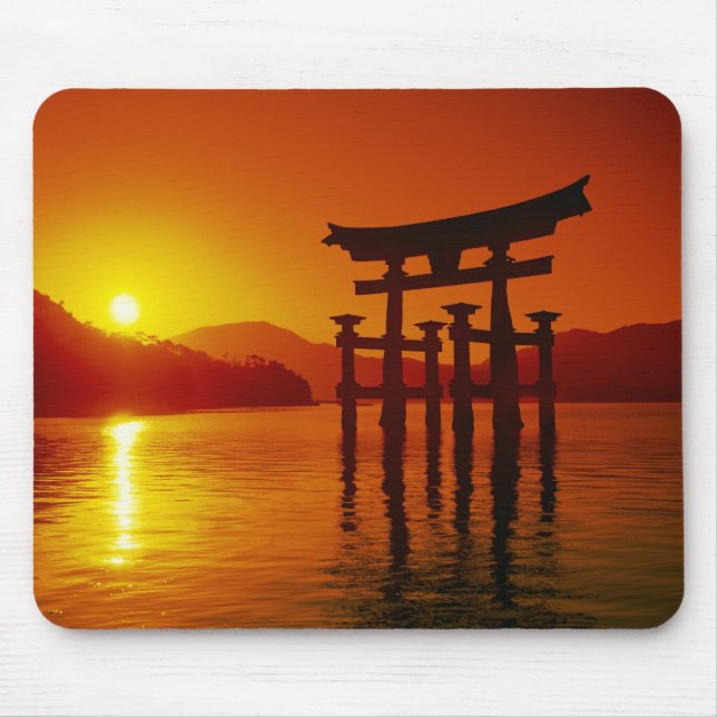 Mousepad Porta O-Torii, santuário de Itsukushima, Miyajima, (Frente)