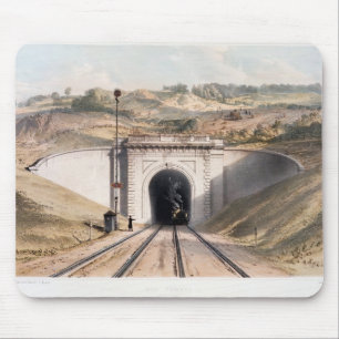 Mousepad Portal do túnel da caixa de Brunel perto do banho