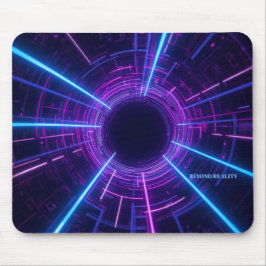 Mousepad Portal Neon Retro-Futurista Personalizado
