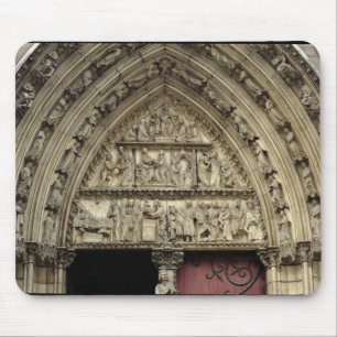 Mousepad Portal norte do transept, detalhe de tímpano