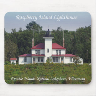 Mousepad Portão do Farol da Ilha Raspberry