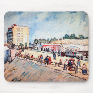 Mousepad Portão nas Muralhas de Paris por Vincent van Gogh