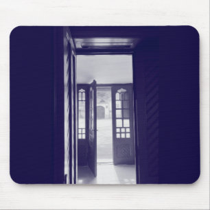 Mousepad Portas azuis