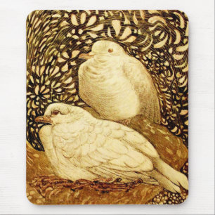 MOUSEPAD PORTAS BRANCAS NA SEPIA MARAVILHA