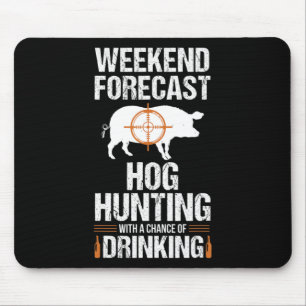Mousepad Porte de caça ao porco