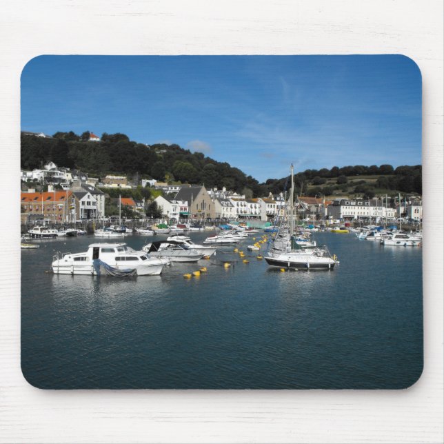 Mousepad Porto de Aubin, rua, na maré alta (Frente)