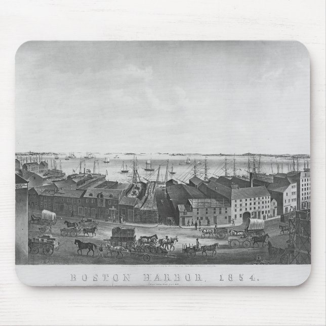 Mousepad Porto de Boston, 1854 (Frente)
