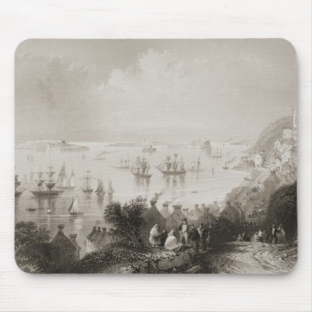 Mousepad Porto de Cobh, cortiça, Ireland (Frente)