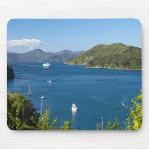 Mousepad Porto de Picton, Marlborough Sounds, Sul