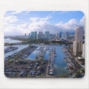 Mousepad Porto do iate de Waikiki