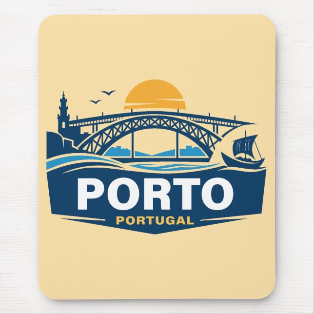 Mousepad Porto Portugal Europa (Frente)