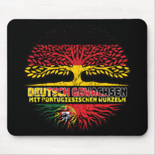 Mousepad Portugal Portugiesisch Deutsch Alemanha Baum