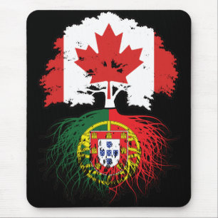 Mousepad Portugal Português do Canadá, Raízes de Árvore