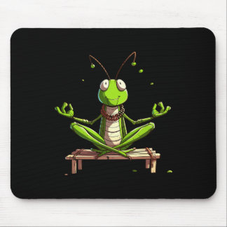 Mousepad Pose de Yoga do Grhopper de Meditação Animal Relax