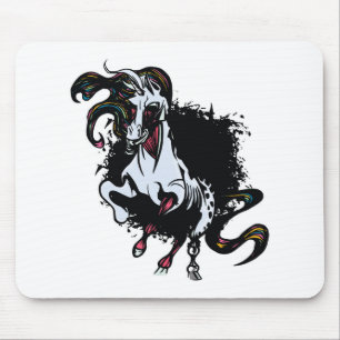 Mousepad Posição do unicórnio do zombi