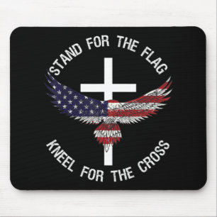 Mousepad Posição Patriótica Para O Cabelo De Bandeira Da Cr