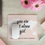 Mousepad Positivo, Você Não Está Sozinha Na Citação De Moti<br><div class="desc">Positivo,  Você Não Está Sozinha Na Citação De Motivação De Meninas</div>