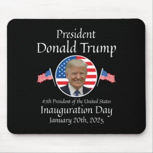 Mousepad Posse do Dia de Donald Trump 2025 47º Presidente d