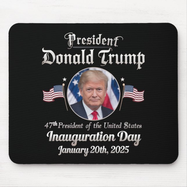 Mousepad Posse do Trump 2025 47º Presidente dos EUA (Frente)