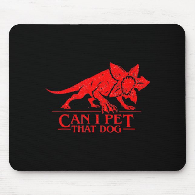 Mousepad Posso Acariciar Esse Cachorro Demo Cachorro Estran (Frente)
