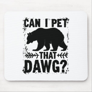 Mousepad Posso Acariciar Esse Cachorro Meme Divertido de Ca