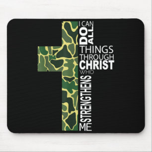 Mousepad Posso fazer todas as coisas por meio de Cristo que
