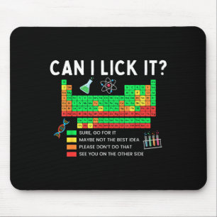 Mousepad Posso Lamber Tabela Periódica Gráfico Professor de