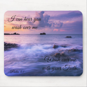 Mousepad Posso Ouvir Seu Pad De Rato De Oceano Roxo