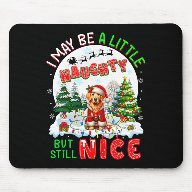 Mousepad Posso Ser Um Pouco Maluco, Mas Ainda Bem Belo Ouro (Frente)