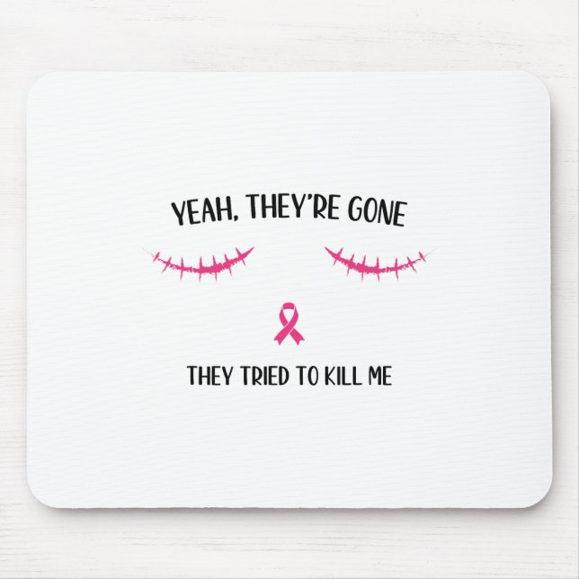 Mousepad Postar Sur de Cancer da Mastectomia de Recuperação (Frente)
