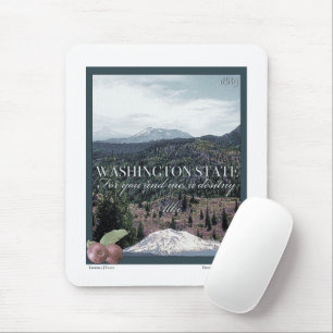 Mousepad Poster Art do Estado de Washington